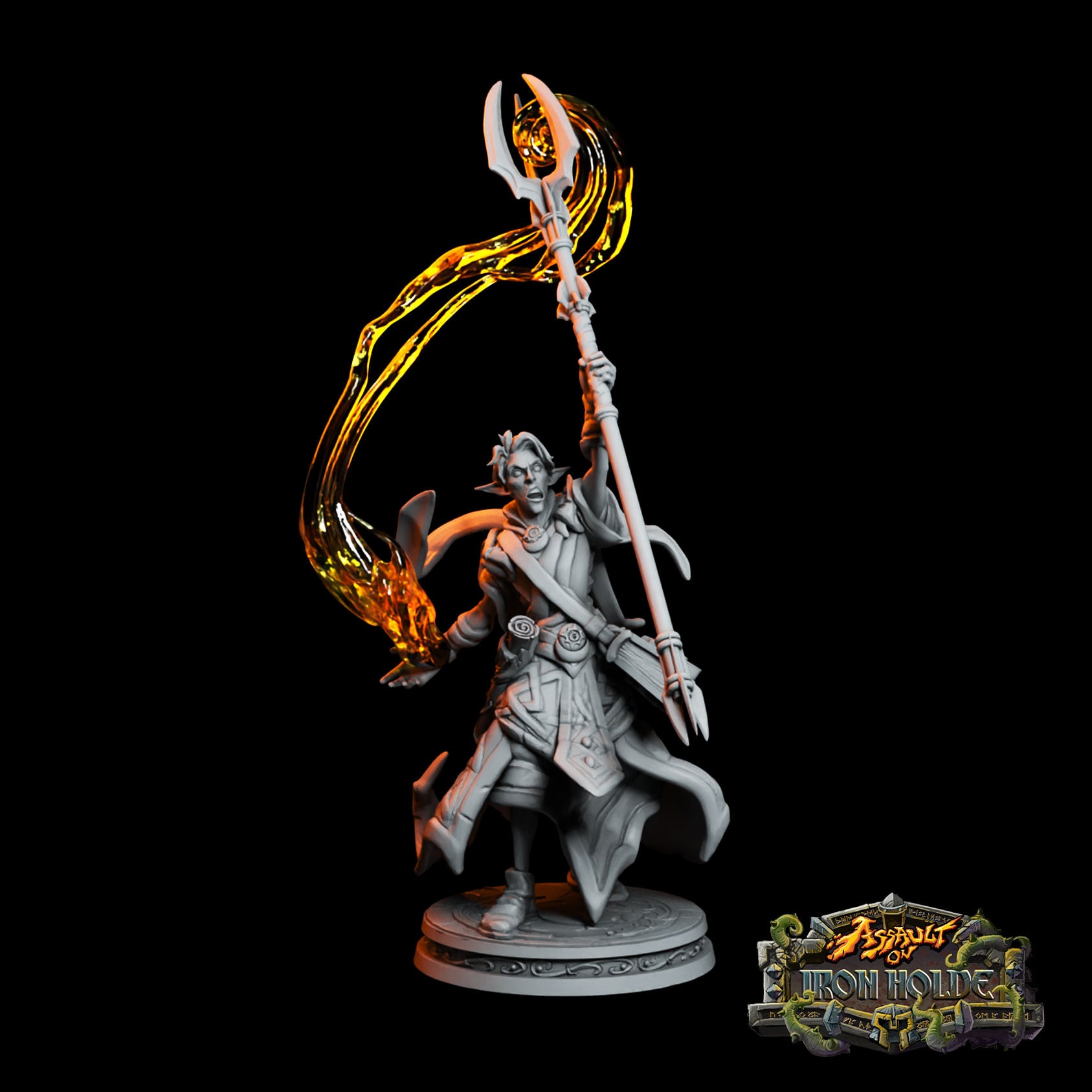 Ture'Hin_Guldar-Elf_Wizard 3d model
