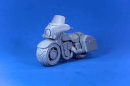Bagger Motorcycle - Print in place 3d model