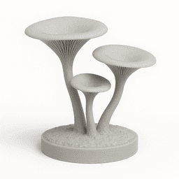 clitocybe odora 3d model