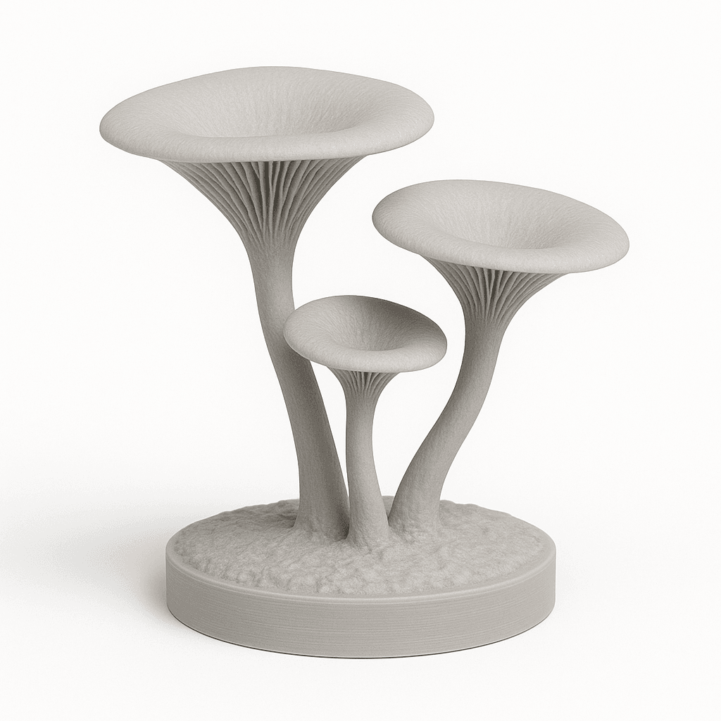 clitocybe odora 3d model