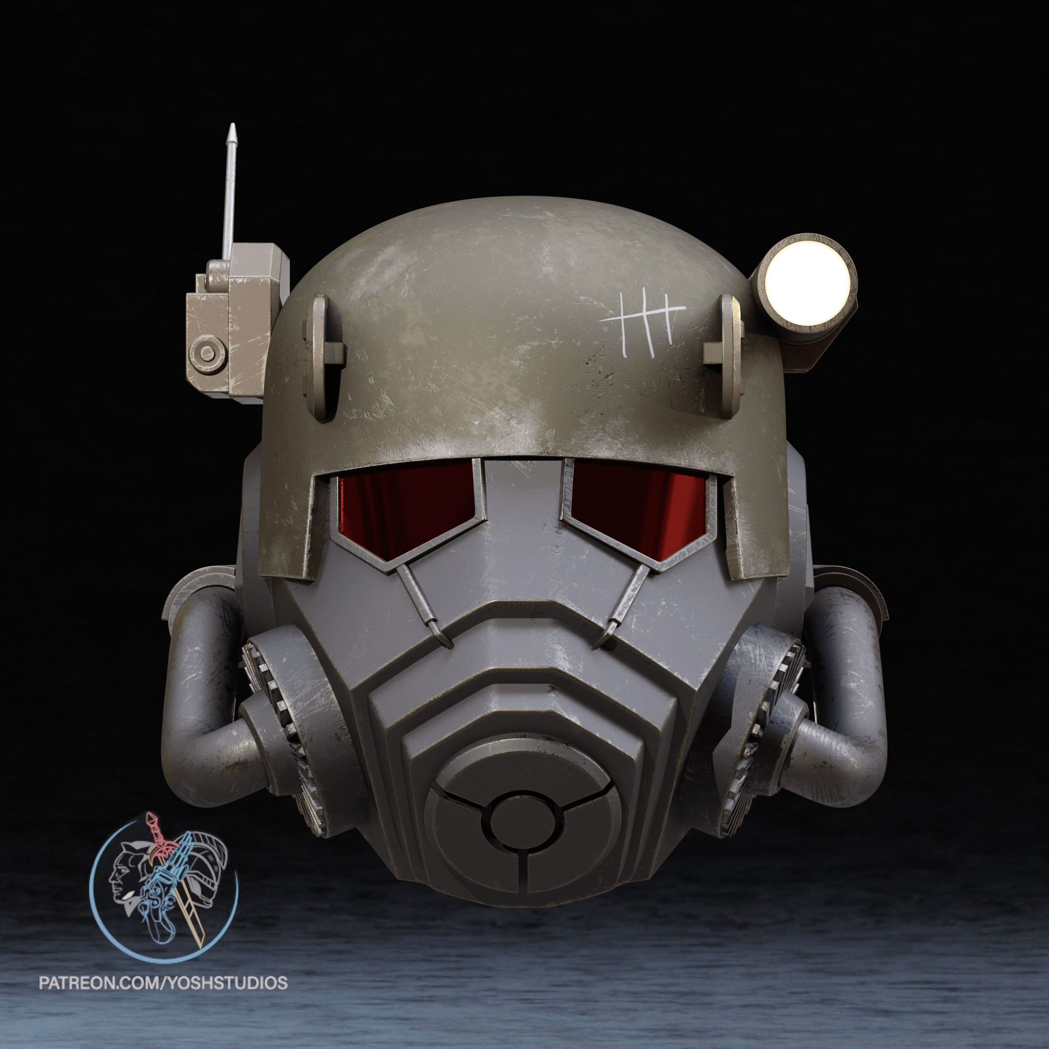 Fallout NCR S2 Helmet 3D Printer STL file 3d model