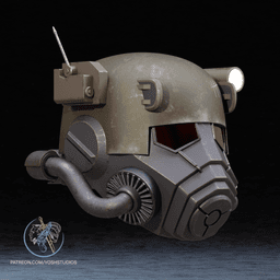 Fallout NCR S2 Helmet 3D Printer STL file 3d model