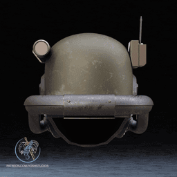 Fallout NCR S2 Helmet 3D Printer STL file 3d model