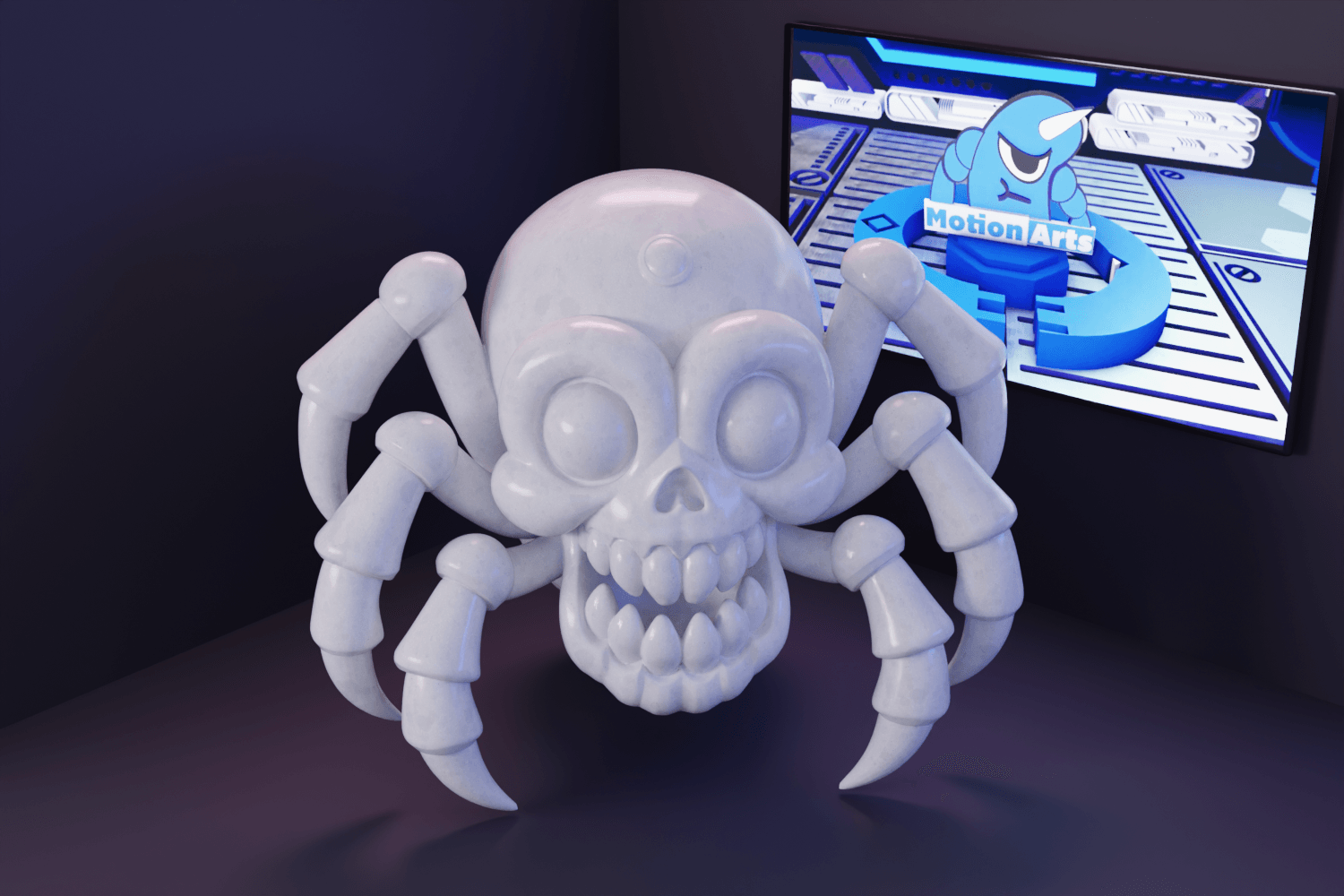 Aranha cartoon.stl 3d model