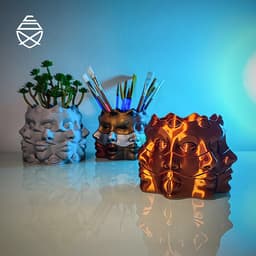 Multi Face Vase 3d model