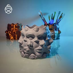 Multi Face Vase 3d model