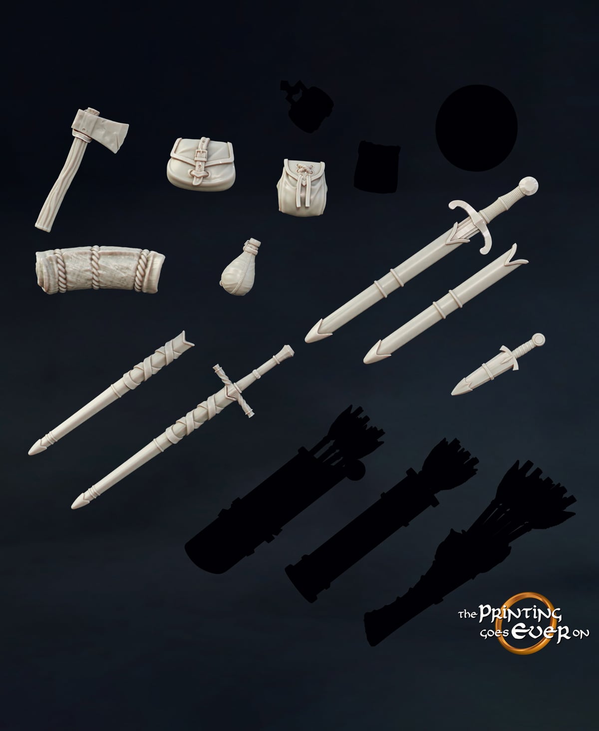Modular Gonthan Men-at-Arms 3d model