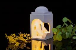 "Stairs to Nowhere: an unique lamp" 3d model
