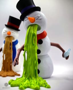 Puking Snowman 3d model