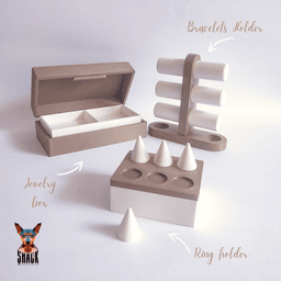 Jewelry Holder Set 3d model