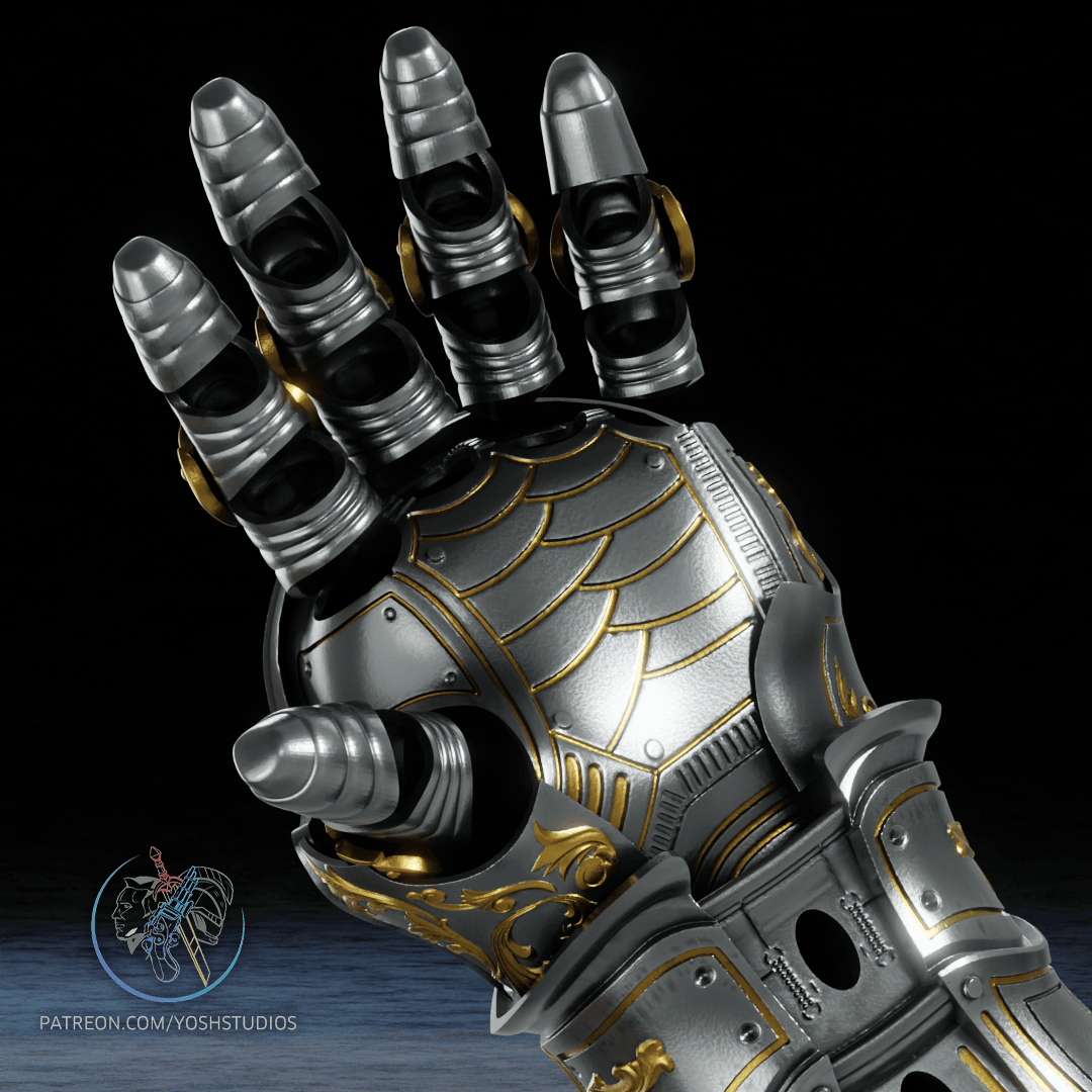 Dr Doom Infinity Gauntlet 3D Printer File STL 3d model