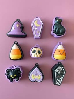 Giant Spooky Clicker Keychain Fidget Toy Bundle 3d model