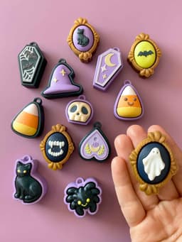 Giant Spooky Clicker Keychain Fidget Toy Bundle 3d model