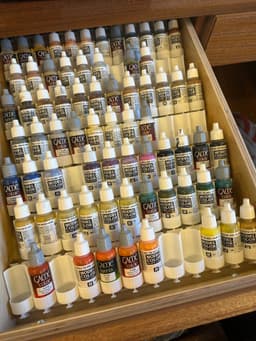 Modular Rack System for 17ml Model Paints 3d model