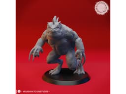 Slaad (Gray) - Tabletop Miniature 3d model