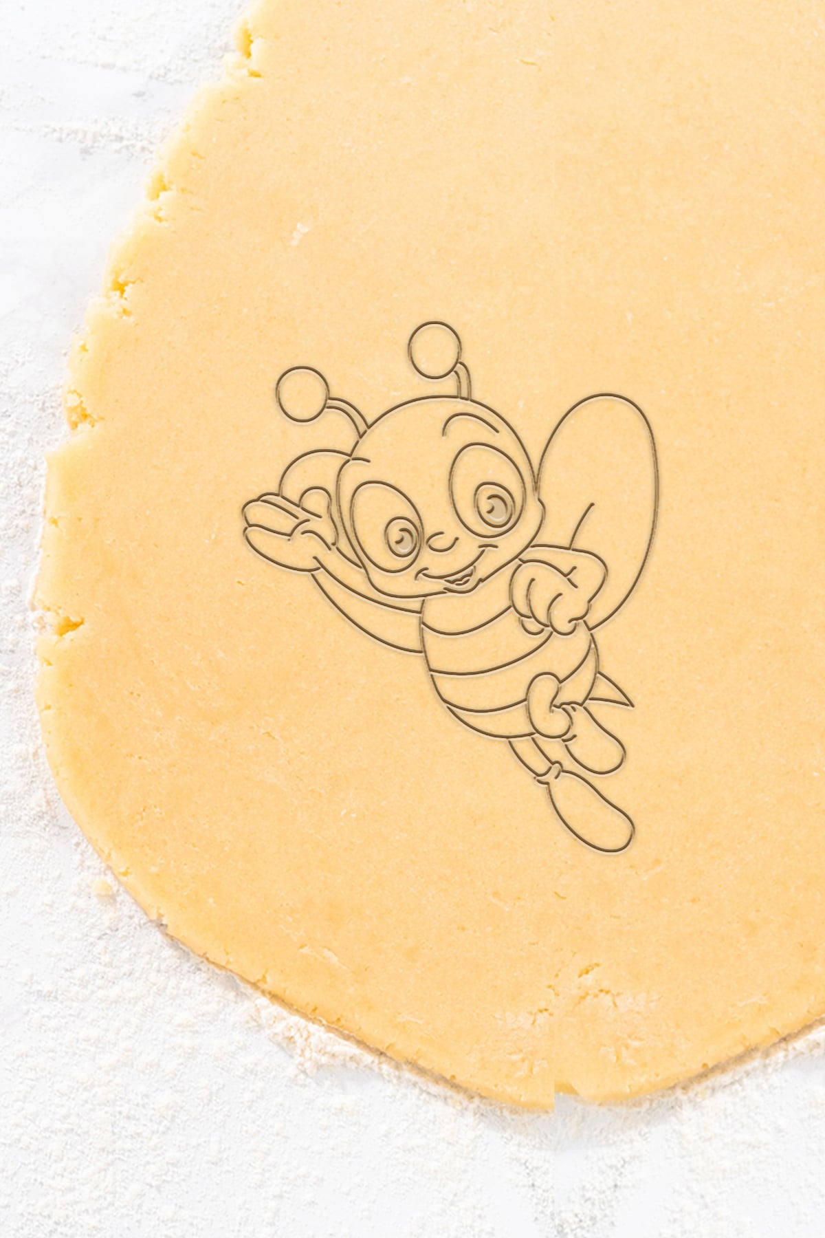 Sweet Bee Cookie Cutter, Biscuit Cutter 3d model