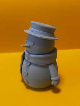 Christmas snowman 3d model