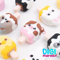 Icy Bar Critters Clickers BUNDLE 3d model