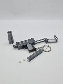 MAC-10 Keychain — Functional Blaster Toy 3d model