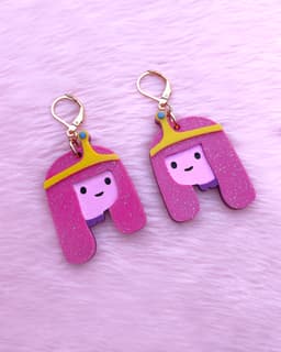 Princess Bubblegum Earrings 3d model