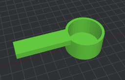 Soup measuring spoon 3d model