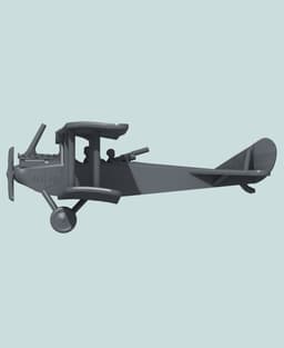 1:144 Rumpler C.I 3d model