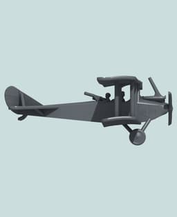 1:144 Rumpler C.I 3d model