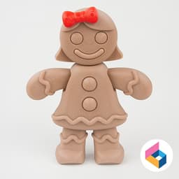 Gingerbread_girl 3d model