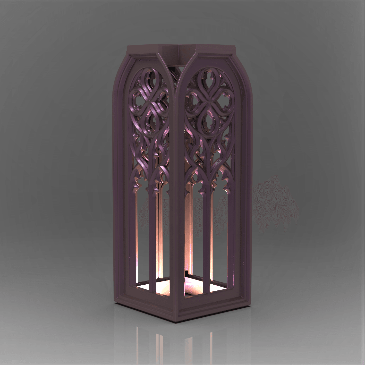Gothic Style Tealight Topper/Decor 3d model