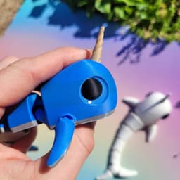 Flexi Narwhal 3d model