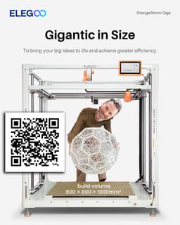 Elegoo Orangestorm Giga 3D Model Mockup 3d model