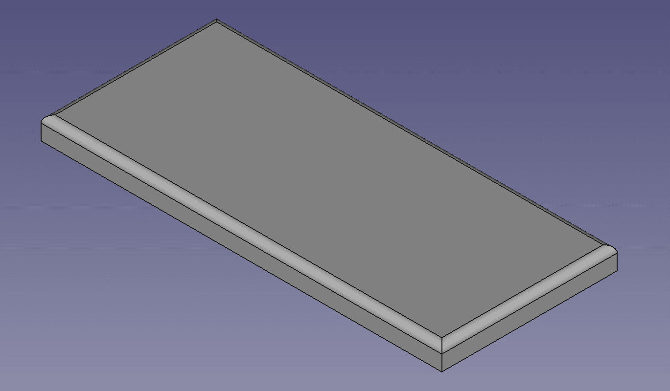 Keychron Q11 Wrist Rest (V1) 3d model