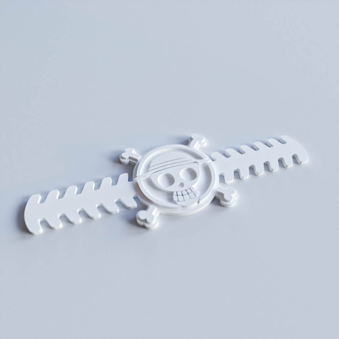 One Piece face mask holder 3d model