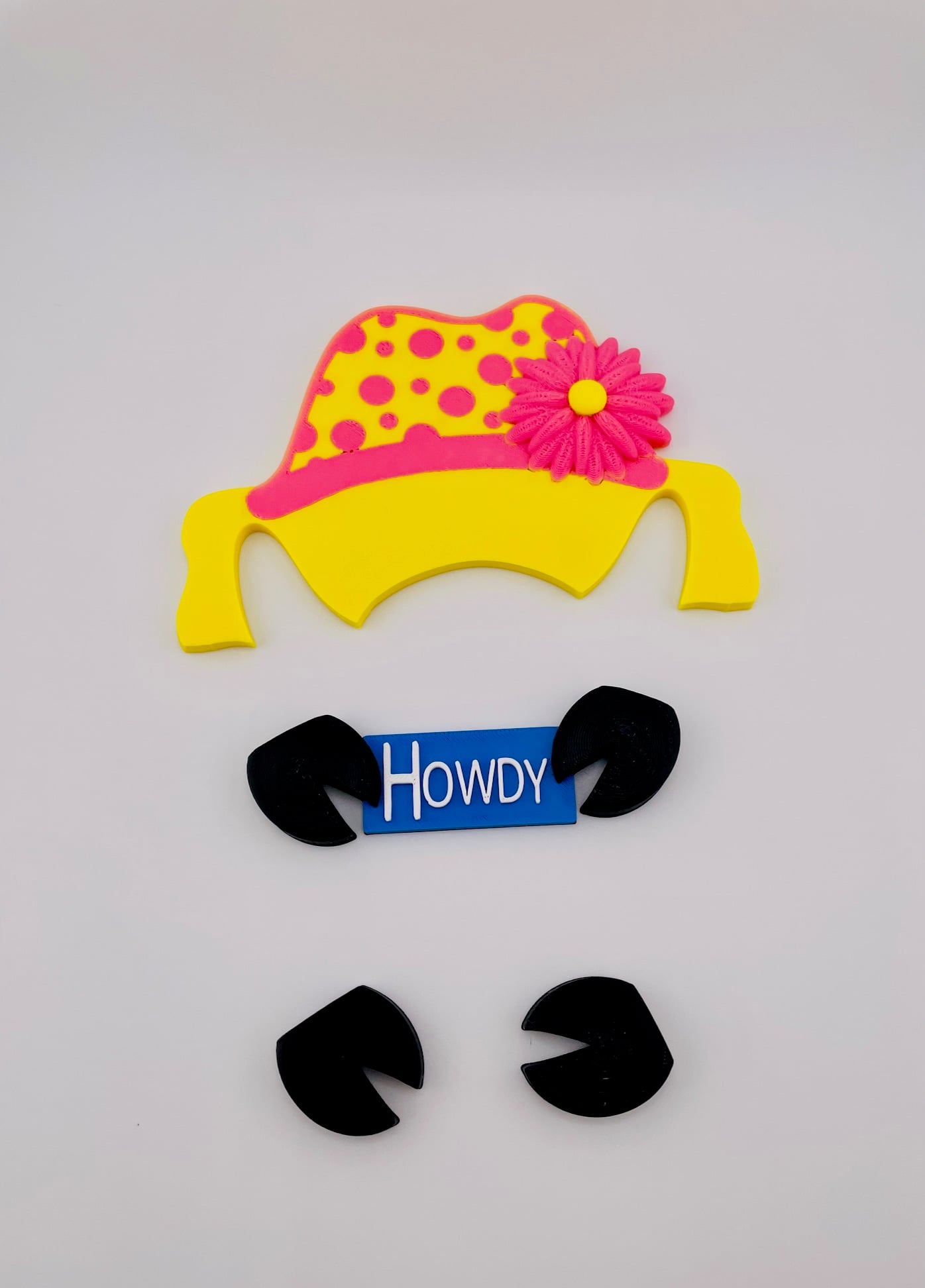 Modular Magnetic Cow Sign 3d model