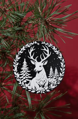 Christmas Stag Decoration 3d model