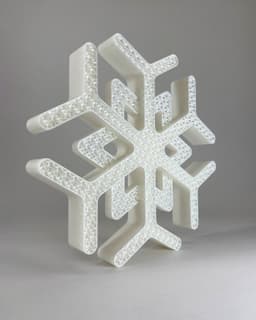 Snowflake Christmas Ornament, Xmas Holidays Decorations 3d model