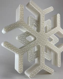 Snowflake Christmas Ornament, Xmas Holidays Decorations 3d model