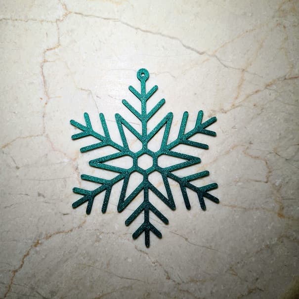 snowflake 3d model