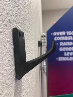 Modern Wall Mount Hat Rack 3d model