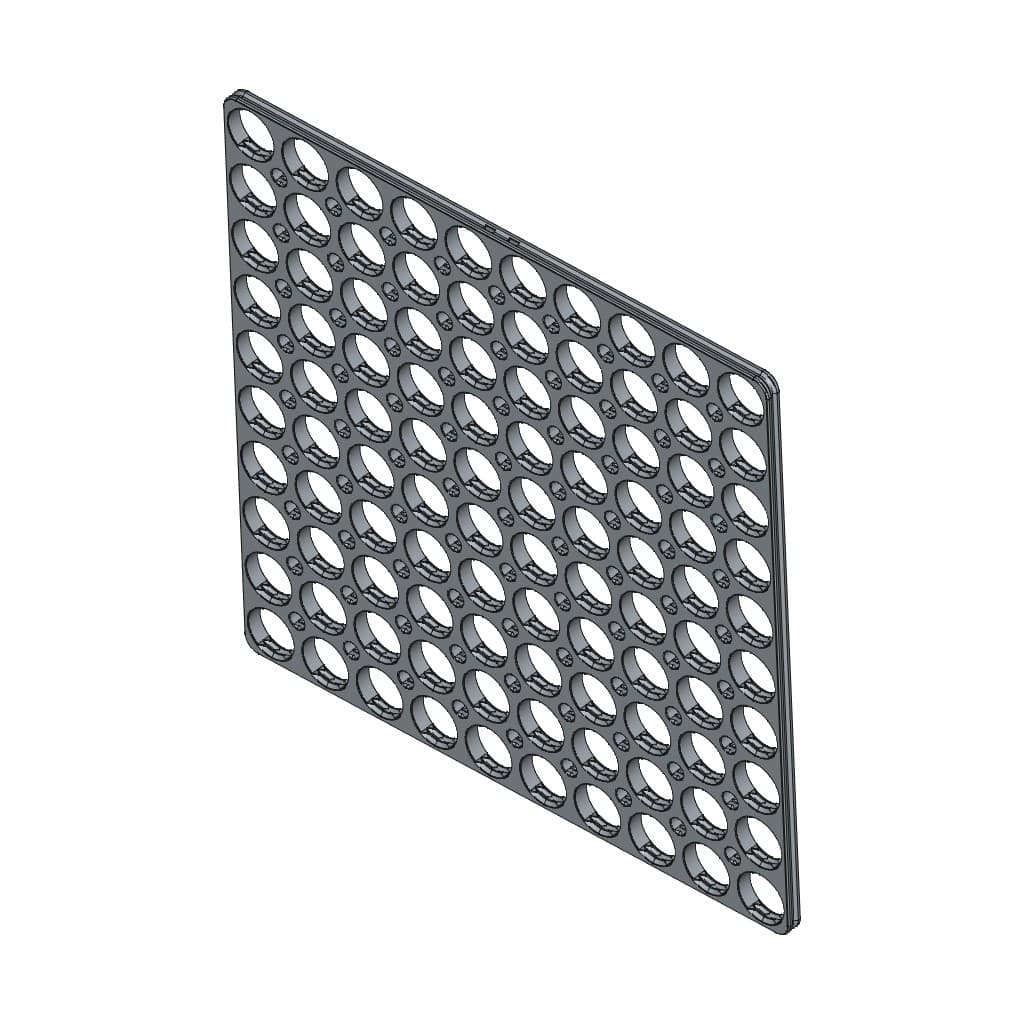 D-LOCK_PANEL.10X10-BLANK 3d model
