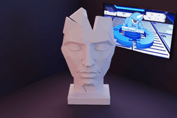 Escultura Rosto Abstrato.stl 3d model