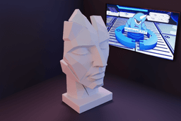 Escultura Rosto Abstrato.stl 3d model