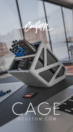 CAGE | Modular Desk Organizer by iRcustom 3d model