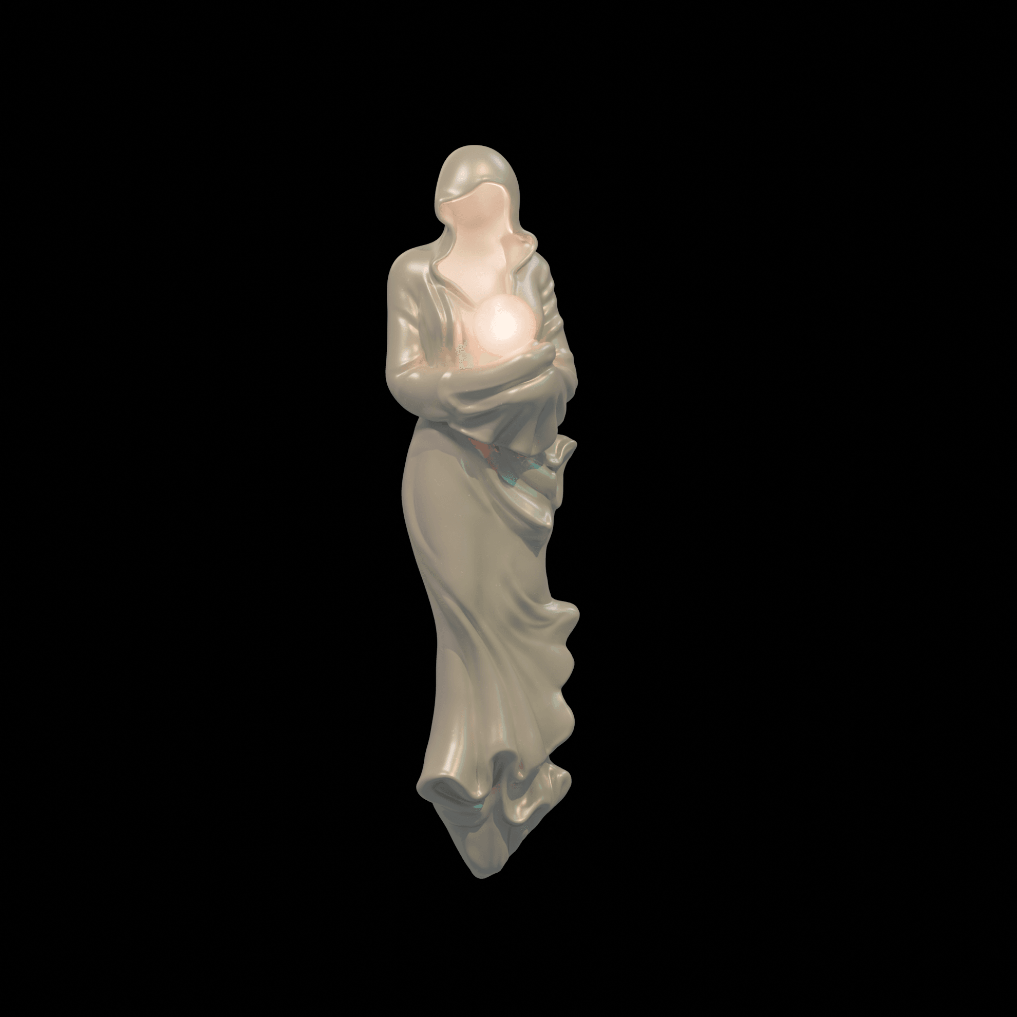 Hanging Wall Ghost 3d model