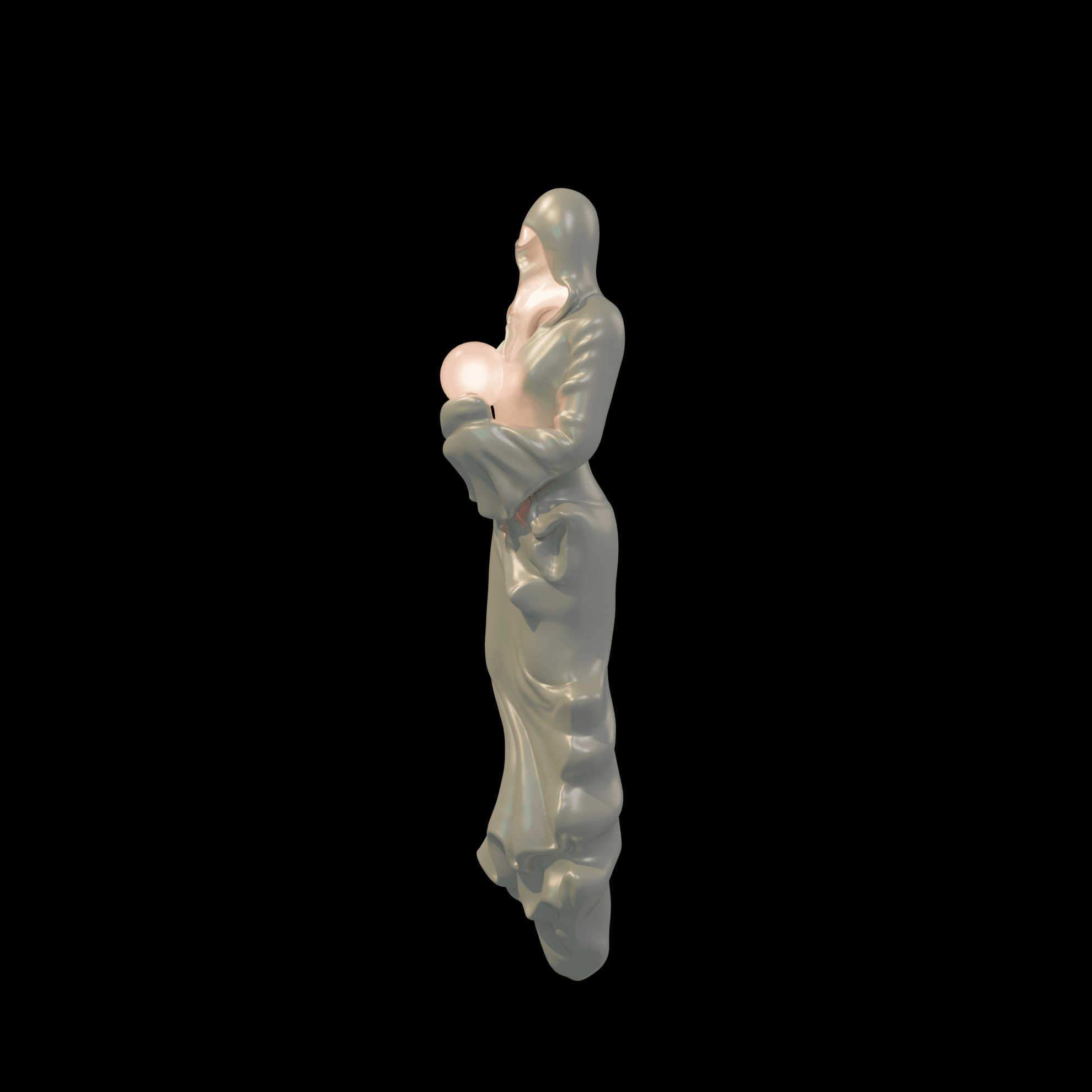 Hanging Wall Ghost 3d model