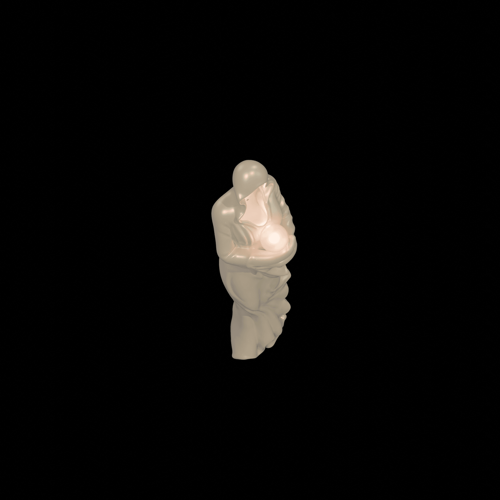 Hanging Wall Ghost 3d model