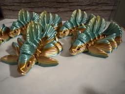 Beautiful Beta Fish - Rainbow 3d model