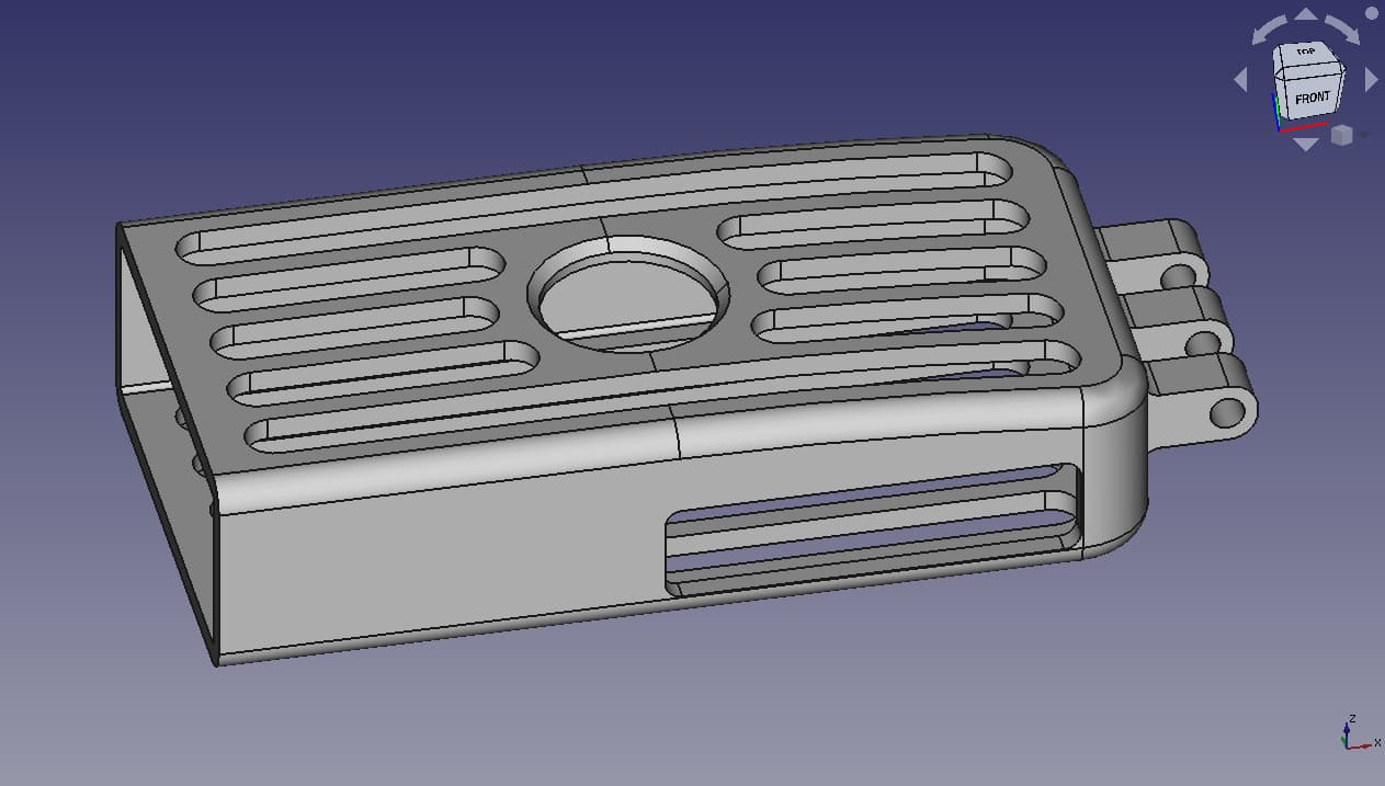 Pi Zero with Camera Holder 3d model