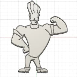 Johnny Bravo 3d model