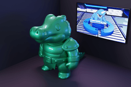 Jacare Cartoon RPG.stl 3d model